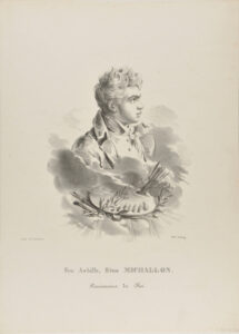 Feu Achille, Etna Michallon, Pensionnaire du roi