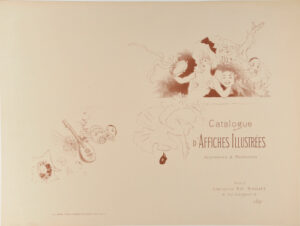 Cover for “Catalogue d’affiches illustrées anciennes & modernes (Paris: Sagot, 1891)”