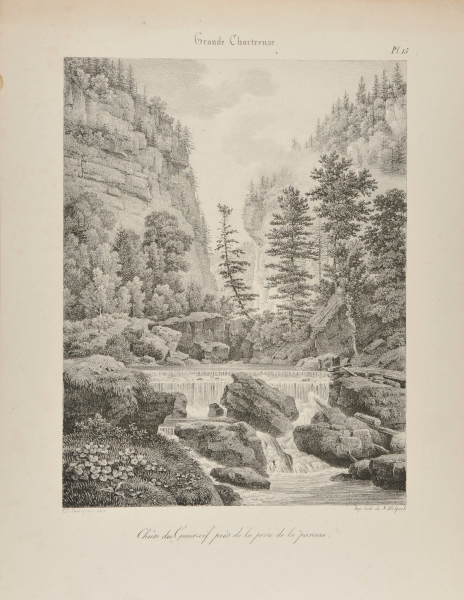 Chûte du Guier-vif près de la Porte de la Paroisse