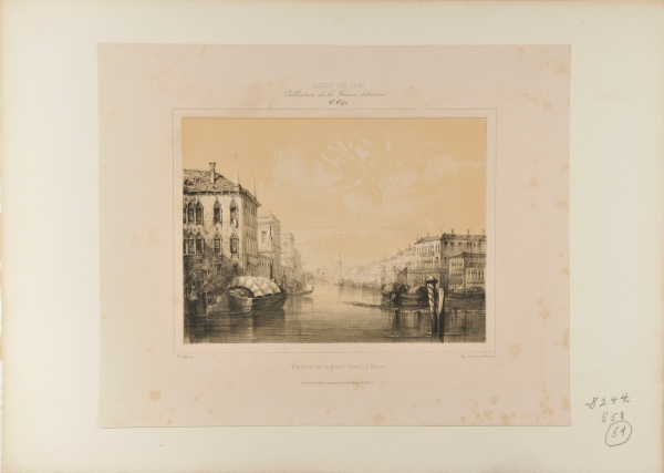 Vue prise sur le Grand Canal à Venise