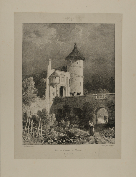 VIEW OF THE CHÂTEAU DE FRASNE, FRANCHE COMTE