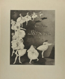 Title plate from the series “Eaux-fortes sur l’Opéra”