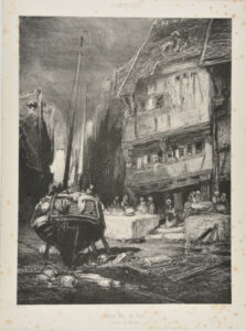 Petite Rue du Port (Environs de Morlaix)