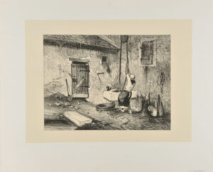 Woman Drawing Water from a Well