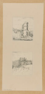 Tower ruins; Building ruins