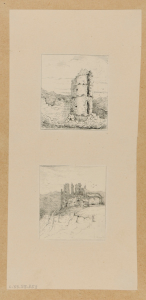 TOWER RUINS; BUILDING RUINS