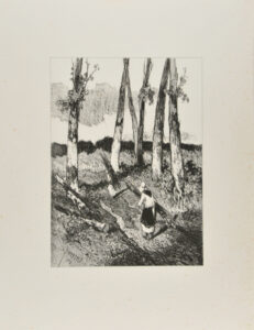 Two Women Gathering Wood