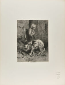 Woman with Pig