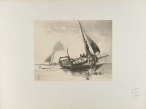 Boat Docked on the Beach