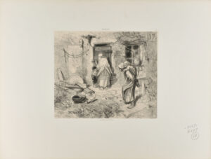 Women and Children at the Door of a Farmhouse