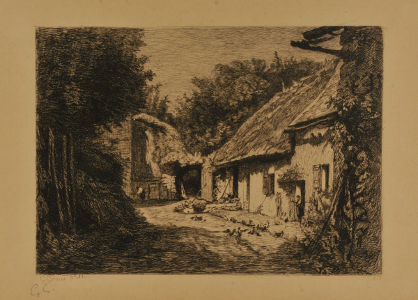 Courtyard of a Farmhouse