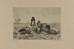 Driving Sheep and Cattle Home