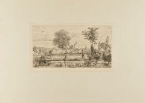 Le Pont de bois, près Vichy