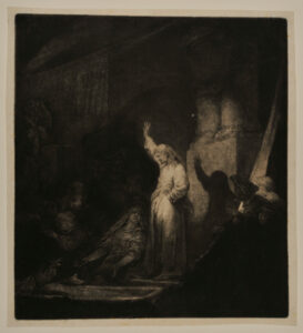 The Raising of Lazarus (large plate)
