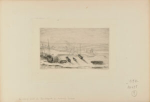 Le Vieux Port de Boulogne à marée basse