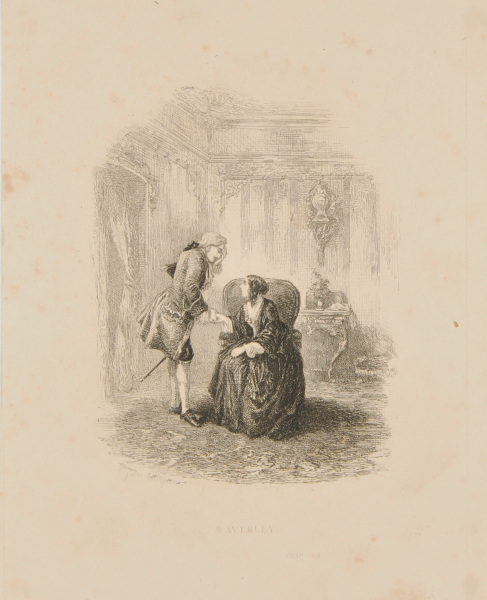 Illustration to chapter 68 from the book “Sir Walter Scott, Waverly”