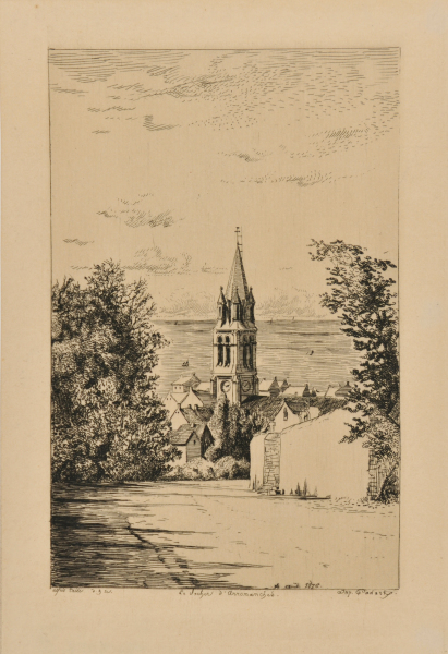 THE BELL TOWER OF ARROMANCHES, AUGUST 14, 1876