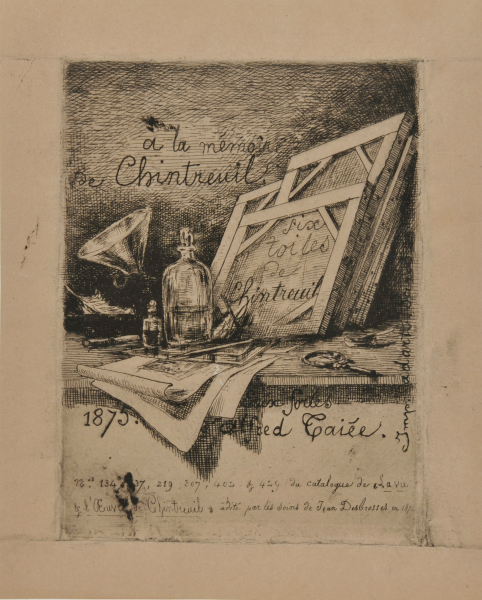COVER FOR "SIX TOILES DE CHINTREUIL"