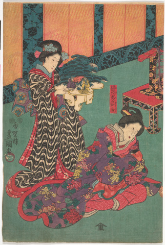 AN IMITATION OF LADY MAYA GIVING BIRTH TO PRINCE SIDDHARTHA