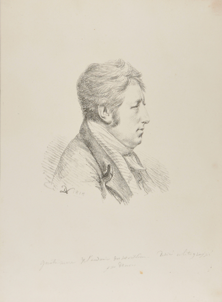 Head of a Man, seen from the right