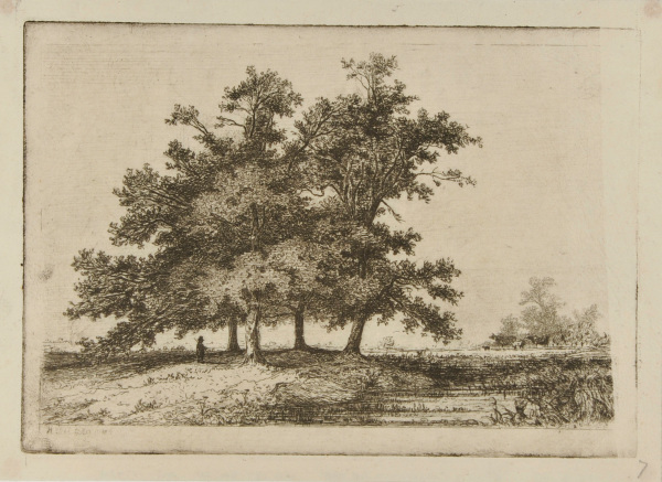 Le Paysage aux quatre arbres