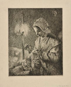 La Femme à la lampe