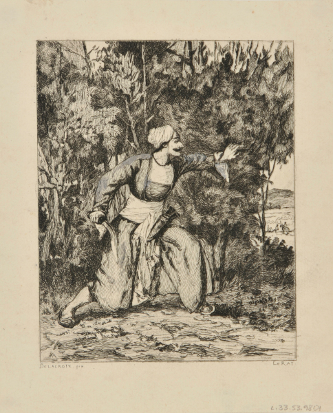 AN INDIAN WAITING IN AMBUSH