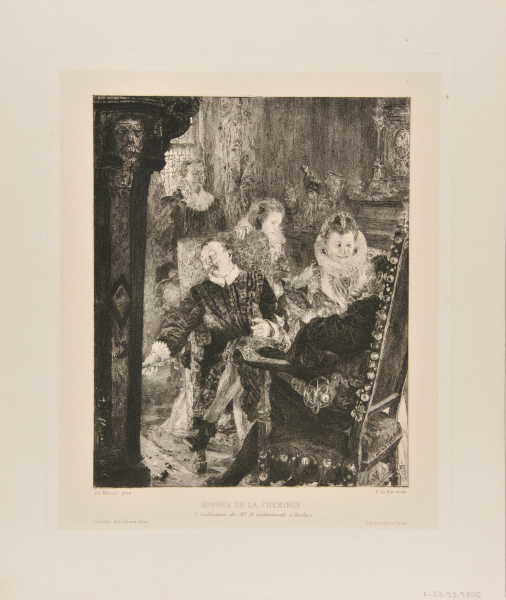 Auprès de la cheminée