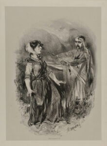 Woman Seeing a Ghost