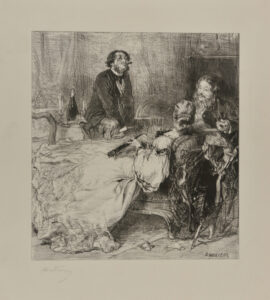 – Mon gros bébé, tu devrais m’épouser. / – Angélina, je ne te ferai plus souper, tu as le vin trop triste.