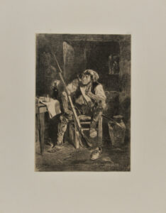 Man Cleaning His Gun