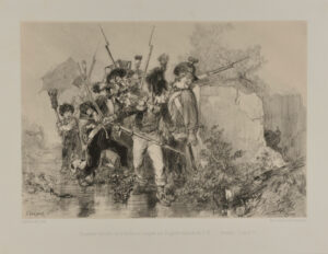 Deuxième épisode de la battue au sanglier par la garde nationale de St. H……. “Attention! Il est là!!”