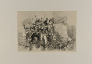 Deuxième épisode de la battue au sanglier par la garde nationale de St. H……. “Attention! Il est là!!”