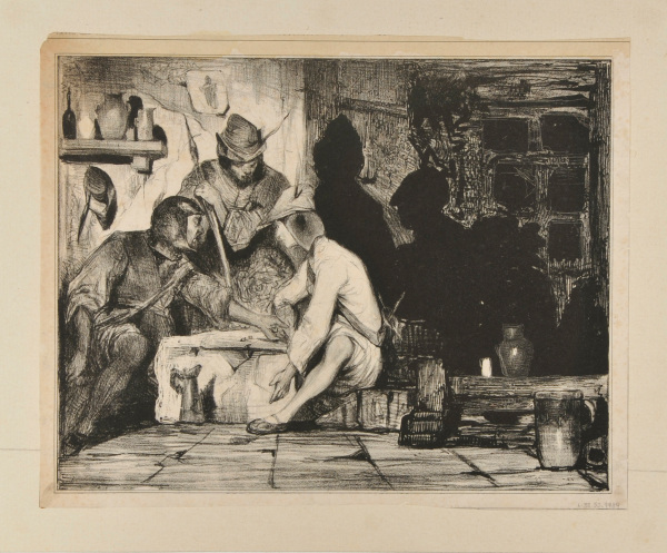 SOLDIERS PLAYING DICE