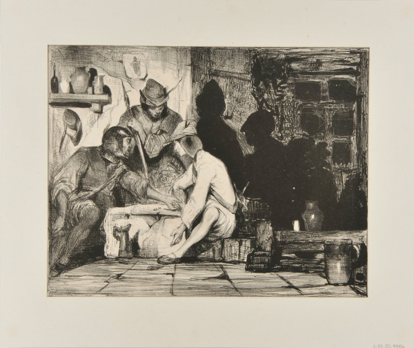 SOLDIERS PLAYING DICE