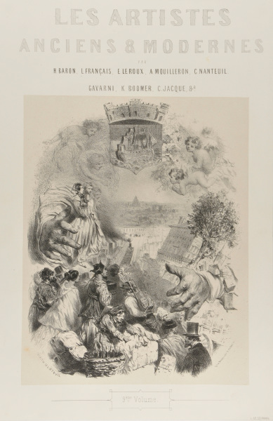 Cover for “Les Artistes Anciens et Modernes,” Volume 9