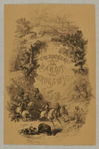 Frontispiece from the book “Charles Dickens, Le Baron de Grogzwig (Paris: L. Curmer, 1841)”