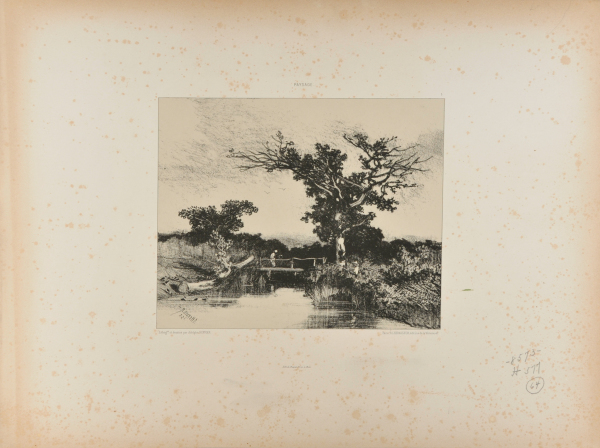 Paysage, no. 1 from Paysages, Marines et Baraques