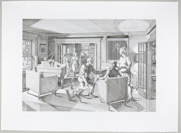 From the portfolio “Open House: Five Engraved Scenes” - Image 2