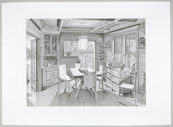 From the portfolio “Open House: Five Engraved Scenes” - Image 2