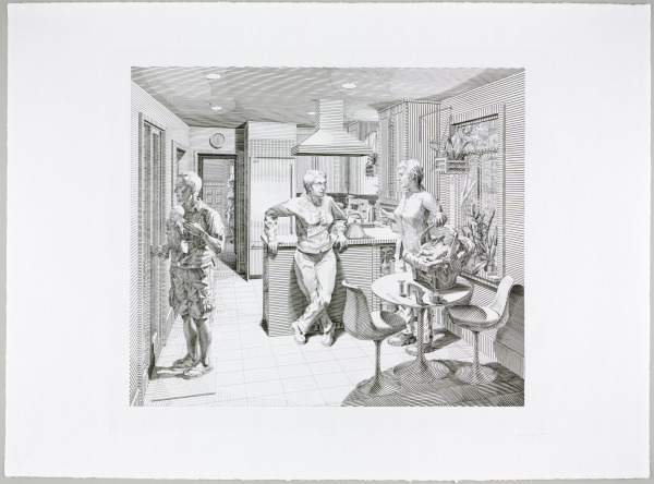 From the portfolio “Open House: Five Engraved Scenes” - Image 2