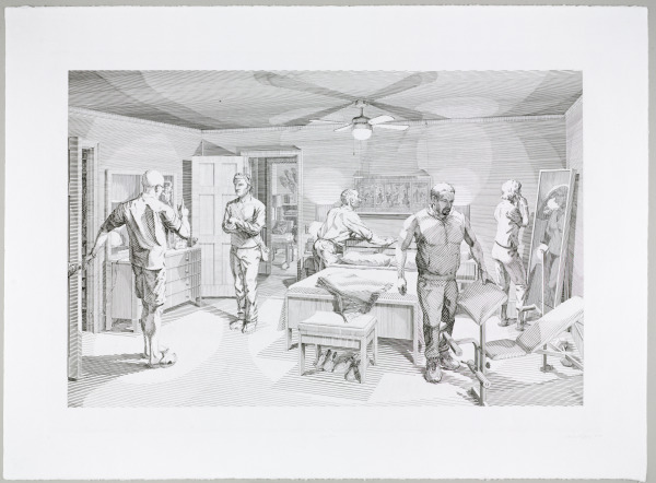 From the portfolio “Open House: Five Engraved Scenes” - Image 2