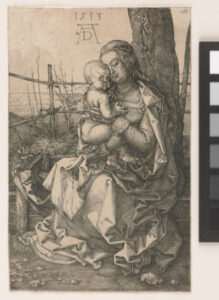 The Virgin Seated by a Tree Embracing the Infant Jesus