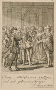 Plate 7 from Marie-Joseph Chénier’s “Bartholomäusnacht” for the “Göttinger Taschenkalender fur das Jahr 1791”