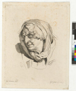 from the series “Têtes de différents caractères”