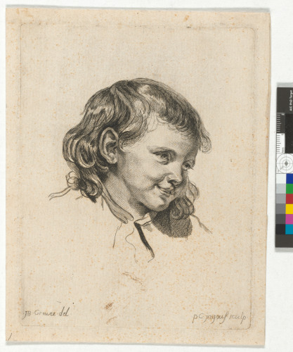 from the series “Têtes de différents caractères”