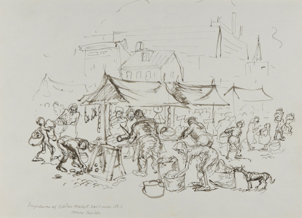 IMPRESSION OF BELAIR MARKET - BALTIMORE NO. 1