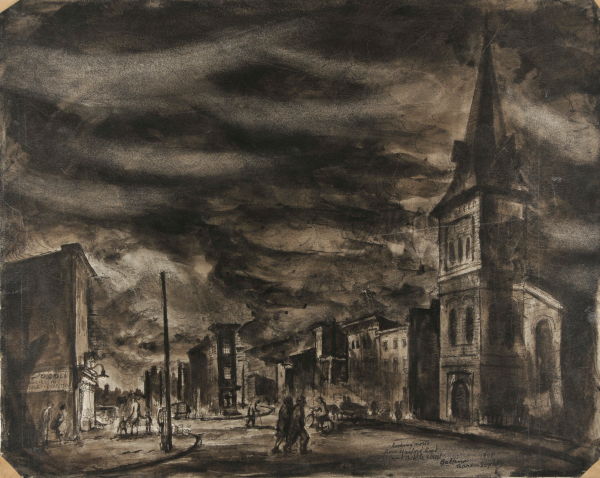 LOOKING NORTH FROM HARFORD ROAD AND BIDDLE STREET