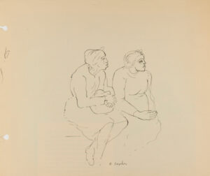 Two Women Sitting