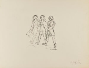 Three Women Walking